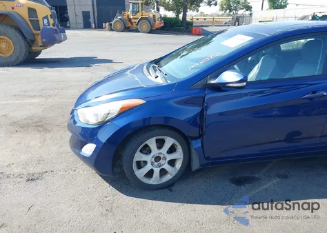 2013 Hyundai Elantra Limited из США, поврежденный, VIN KMHDH4AE8DU694541